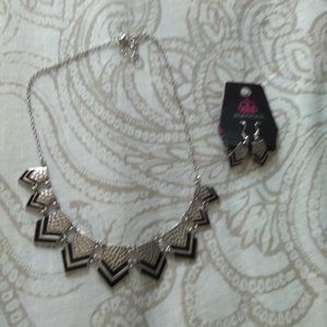 Paparazzi Necklace and Earrings set